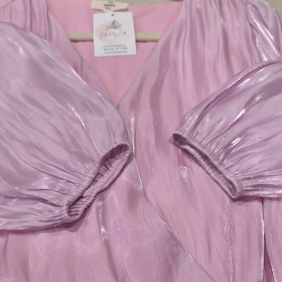Entro Shimmering Lavender/Pink Bodysuit - Picture 7 of 8